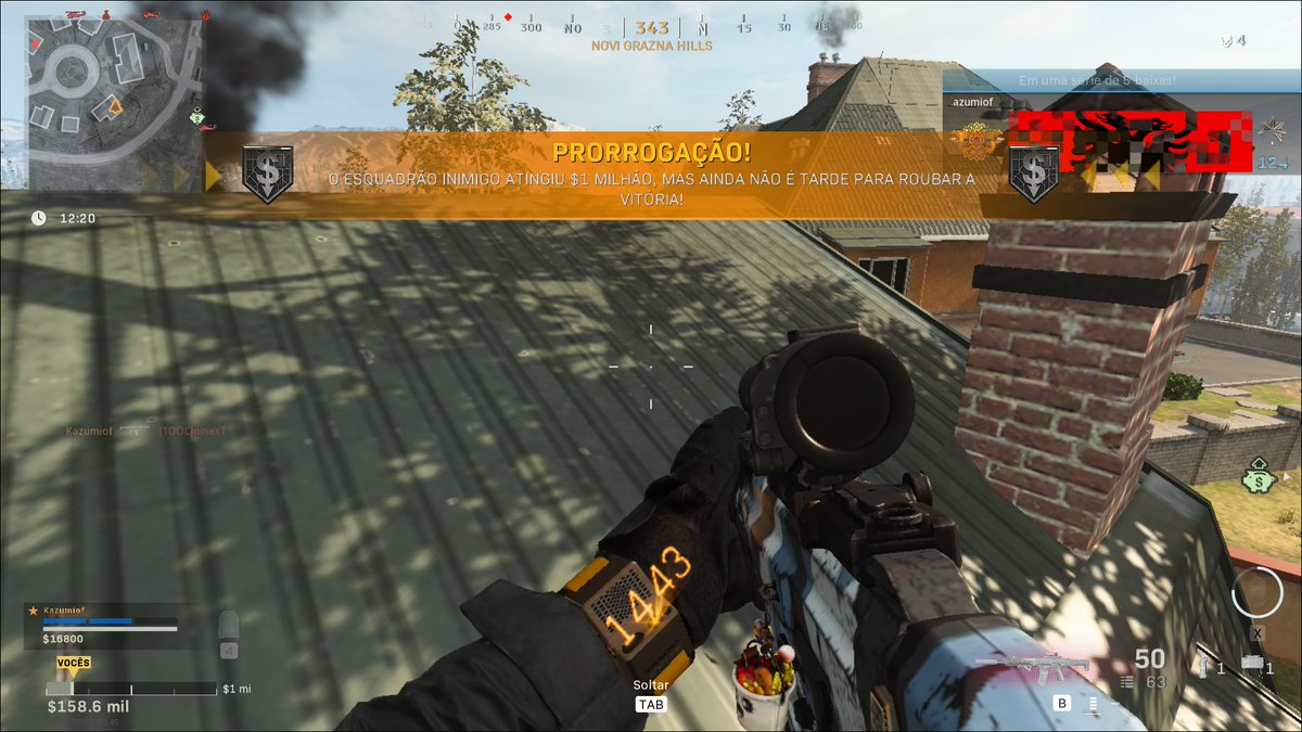 kazumioficial's tweet photo. Algo me diz, que eu não ganhei essa trocação franca contra o @ninexTT alguém manja se tem alguém que usa o msm nick que o dele? pq até onde eu sei , não da pra usar o msm nick. #Warzone #codhalloween https://t.co/d7GkdPXwbu