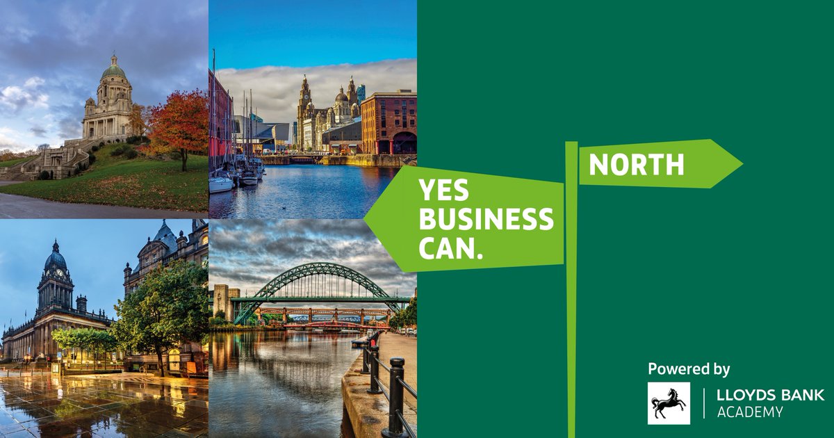 LBGAmbYandH's tweet photo. Excited to announce that 'Yes Business Can North' powered by #LloydsBankAcademy launches across the North of England during November

Join local businesses and supporters to build opportunities through collaboration, knowledge sharing &amp; learning

Register: https://t.co/TbQec3yju2 https://t.co/o6G2f2QEqr