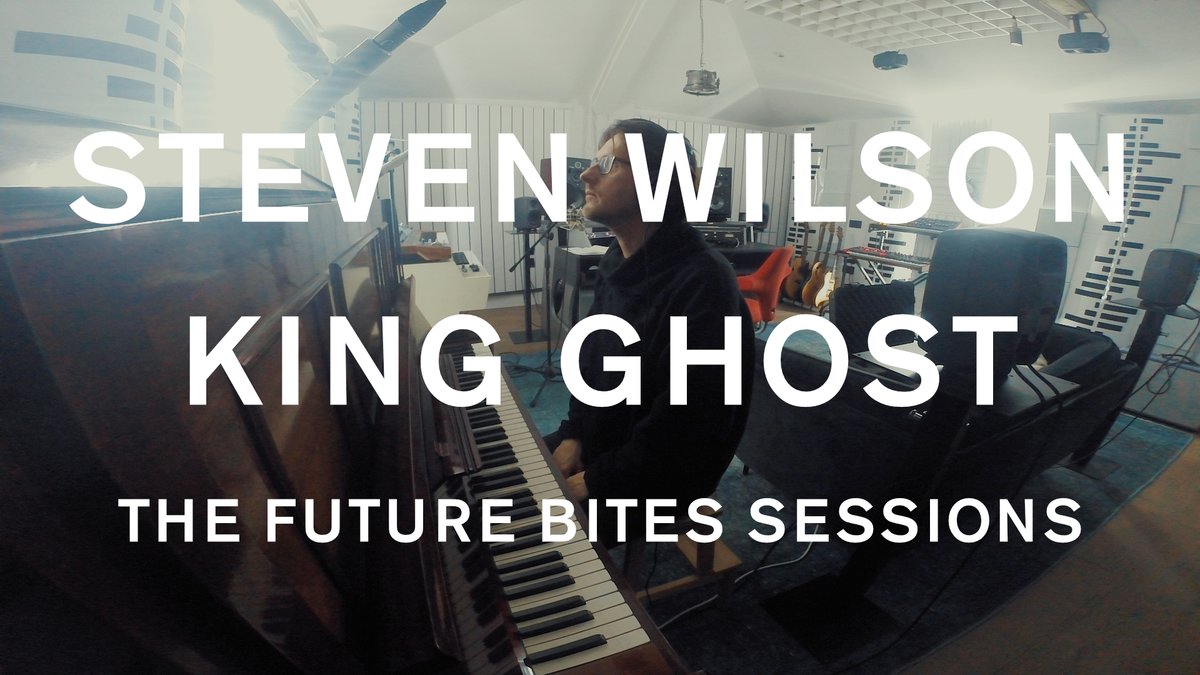 StevenWilsonHQ's tweet photo. I'm starting a live in the studio video series called THE FUTURE BITES SESSIONS, creating new stripped down versions of songs in my own studio. 

Appropriately for Halloween 🎃 the first one is a performance of new single KING GHOST: https://t.co/p9swSO9MOc https://t.co/0AljBHlCW8