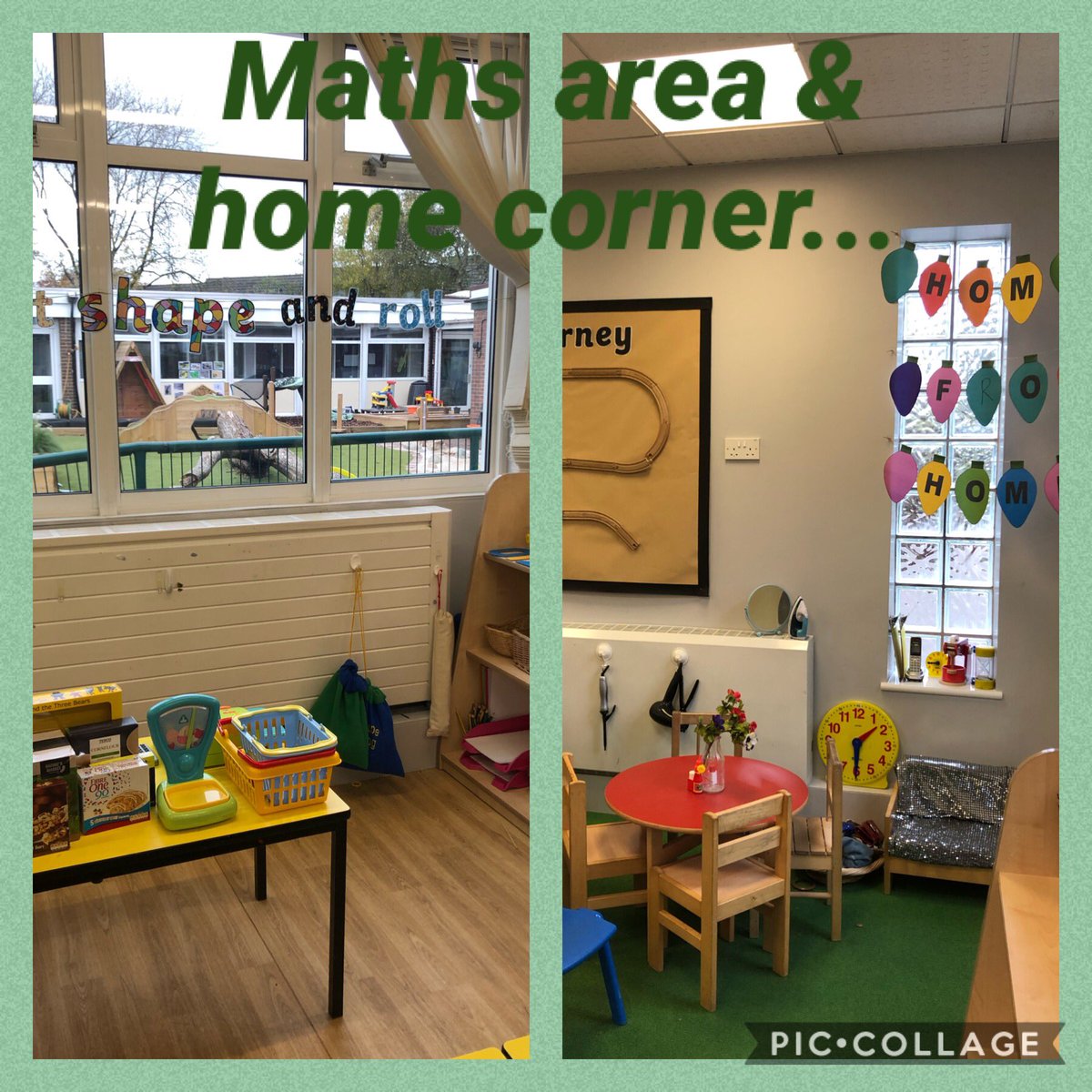 SJ_Hartshorn's tweet photo. Really pleased with the cross-curricular enhancements made in @FirsPrimary Reception class this half term holiday... maths, in particular, is a theme running through all areas 🥰 #learningisnotlinear #helpingchildrenmakereallifelinks #LOVEtheshop https://t.co/qjjy3TXPhz