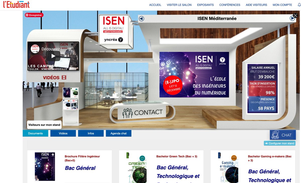 TchienTchou's tweet photo. Le Virtuel prend encore plus d'importance dans la communication @isenmed en cette saison 2020/2021...et on s'en félicite.
Merci à @letudiant pour cette plateforme et cet IHM de qualité. #weareisen #allisdigital
Alors cliquez et venez nous retrouver !
https://t.co/gRgLVKFzqY https://t.co/4agG1AtHqL