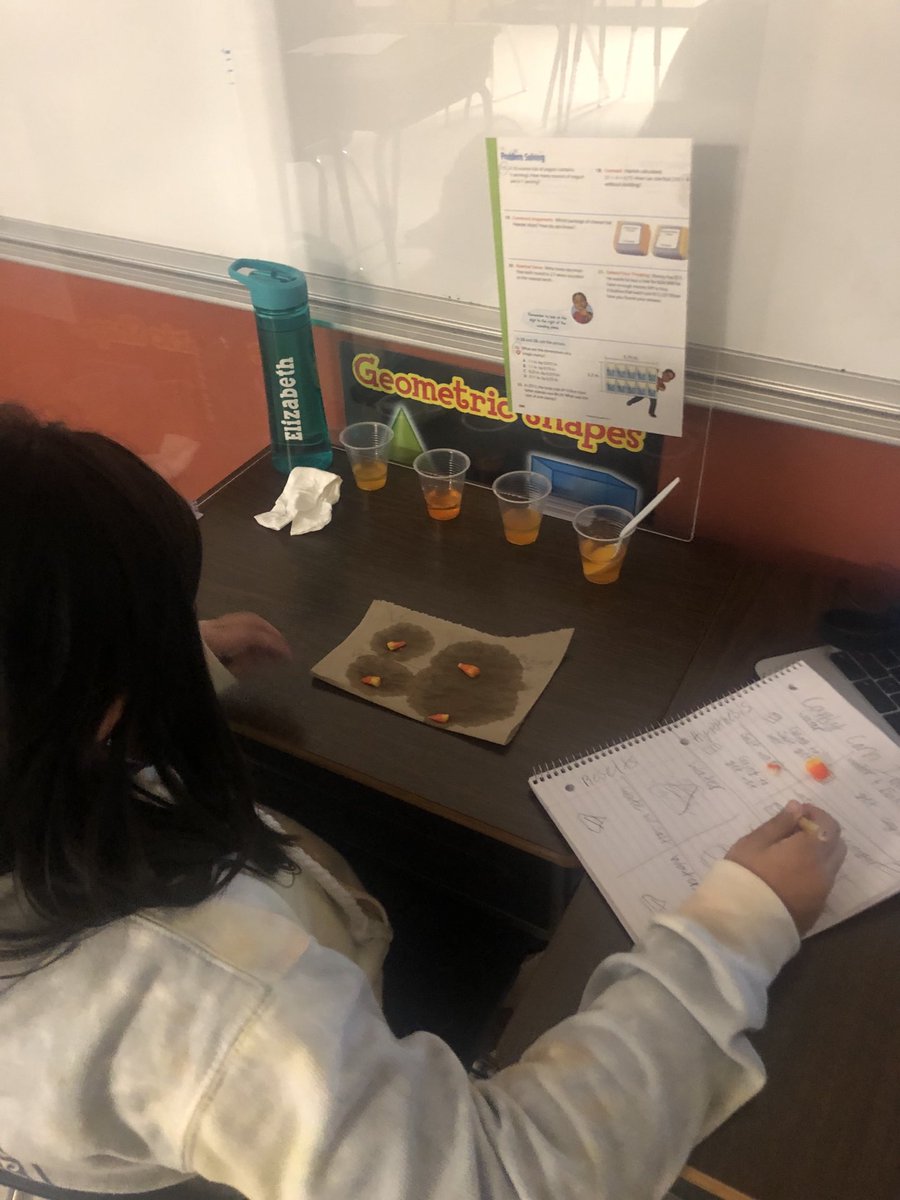 Burton5th's tweet photo. Candy Corn Investigation with In-person and Virtual students.  All of the students loved it.  ⁦@NISDElemScience⁩ ⁦@WardWranglers⁩ ⁦@sundaydnelson⁩ https://t.co/E3jMn5vsWX