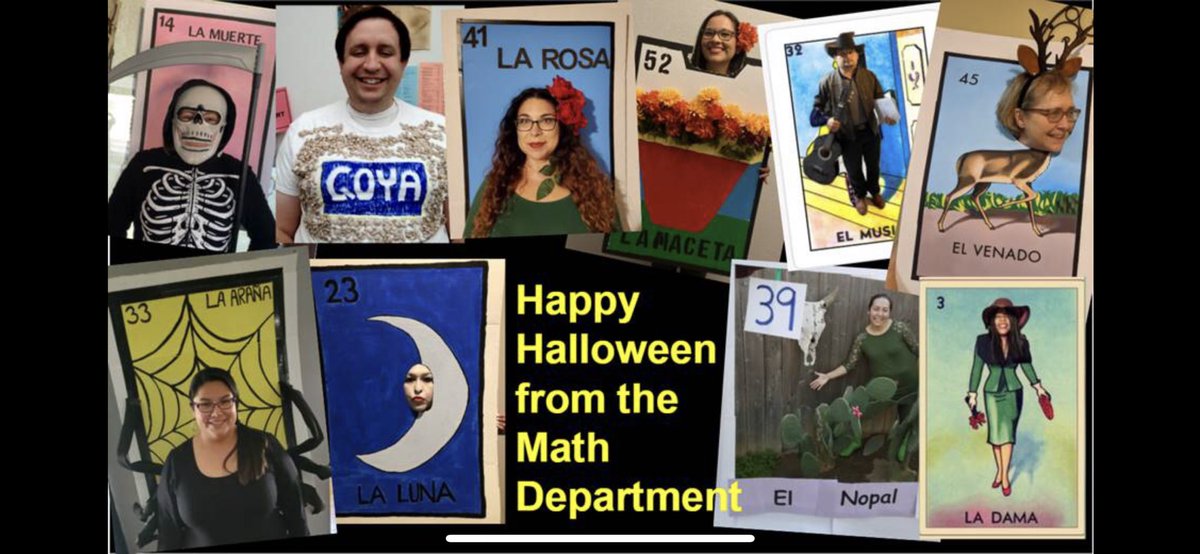 EastHighBlades's tweet photo. The Math Department wishes you a Happy Halloween this year! #BladeFAMILYHalloween2020 @PrincipalEBHS @KHSD_Official @bladesathletics https://t.co/2hXAEi2P8J