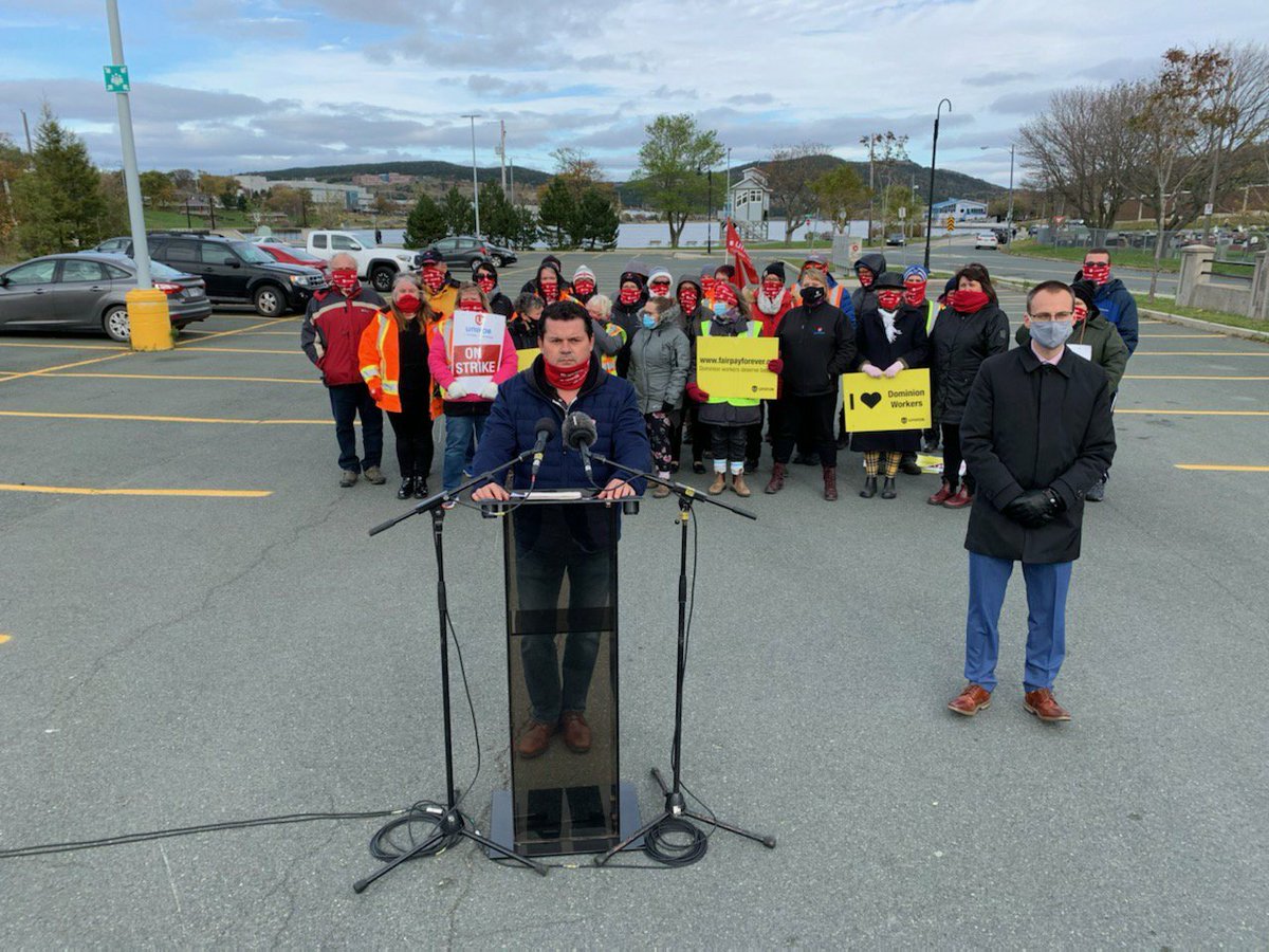 #Unifor, on behalf of striking #Dominion workers, is filing a lawsuit against the @RNC_PoliceNF  for violating the rights of workers at a legal picket location.  
unifor.org/en/whats-new/p…