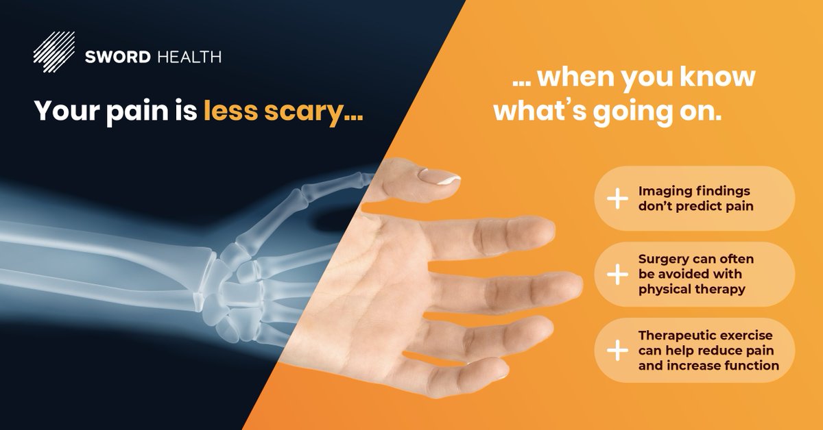 Happy Halloween! If Carpal Tunnel Syndrome has you spooked, remember that going under the knife is not the only option. Our wrist therapy can help members relieve pain safely at home. Learn more about the impact of wrist conditions in the workplace here: swordhealth.com/blog/wrist-con…