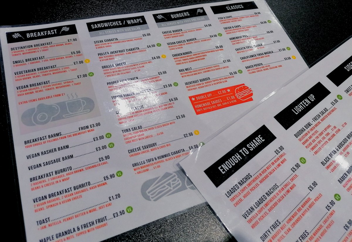 destination_gb's tweet photo. 🌟Shiny new menu!🌟 We're live on #JustEat RIGHT NOW. Get ordering, we can't wait for your feedback! 

#newmenu #homemade #wholesome #veggieoptions #bigportions #veganoptions #healthyoptions  #halal  #somethingforeveryone #preston #independentlancashire https://t.co/0xm5SyMOpF