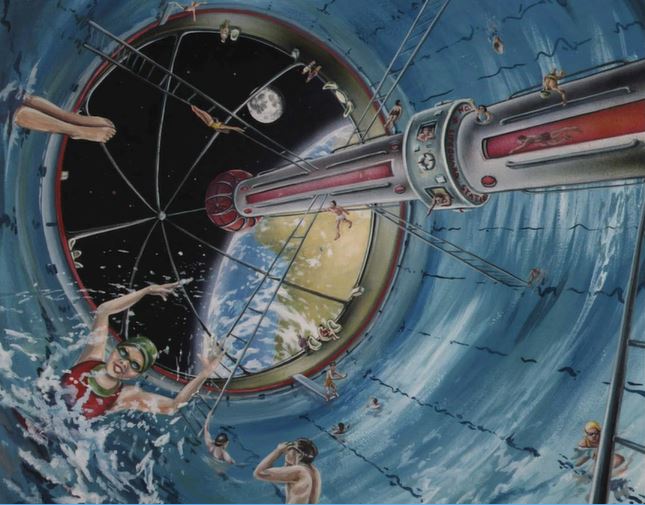 SIRCtweets's tweet photo. Bob McDonald shares visions of a swimming pool in space. "With zero gravity, you could dive in any direction - and belly flop to your heart's content."

Does this sound completely hectic, amazing, or both?

#SCRI2020 https://t.co/hMsg0j99nw