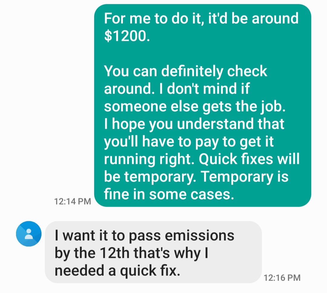 sdmautoatlanta's tweet photo. If your #catalyticconverter failed or is failing, most likely there are reasons why. I'm not and never have been the type of person or #mechanic to find a quick fix. I never learned them and never plan to... Need a quick fix, call someone else. #mobilemechanic @sdmautoatlanta https://t.co/zCWTjEnJ3R