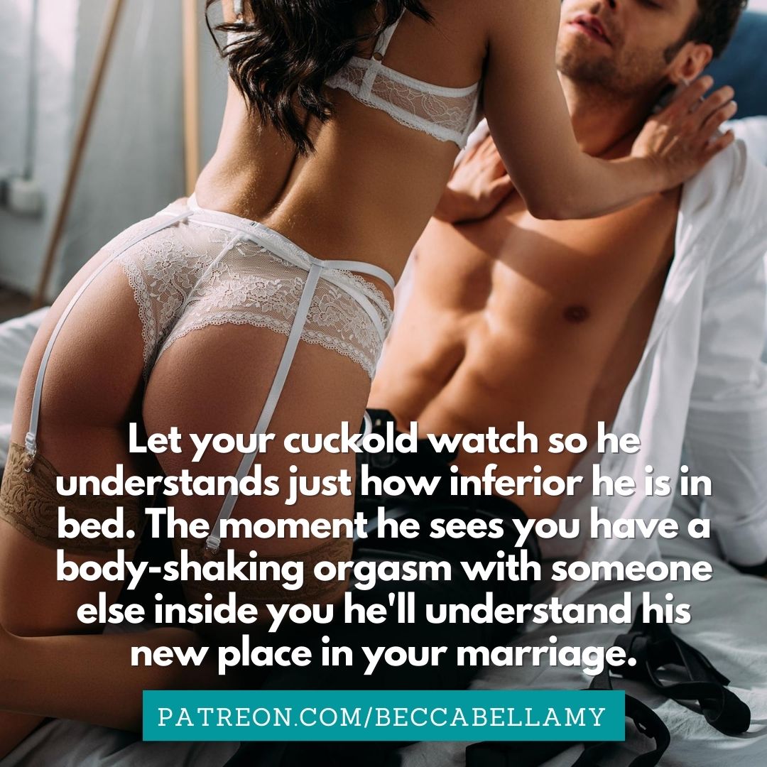 You already know you're not the kind of man that can satisfy her. She's still going to have you watch, though, so you fully understand.
Find more cuckold captions, stories, and audio files at: https://t.co/zD7uHd0Xyd
#cuckold #hotwife #cuckoldcaptions https://t.co/hmxm7QQNsC