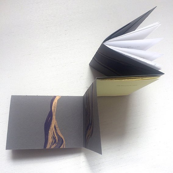 Éilis Murphy of Folded Leaf creates stunning hand bound volumes that make magical presents both to read & look at. They are utterly desirable.Visit her website to see more details & her beautiful work:  http://www.foldedleaf.ie 