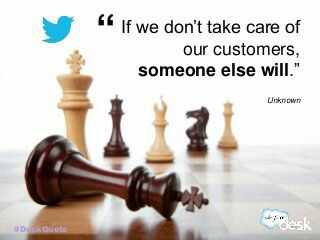 If we don't take care of our
customers, someone else will.

#CustomerService
#CustomerExperience