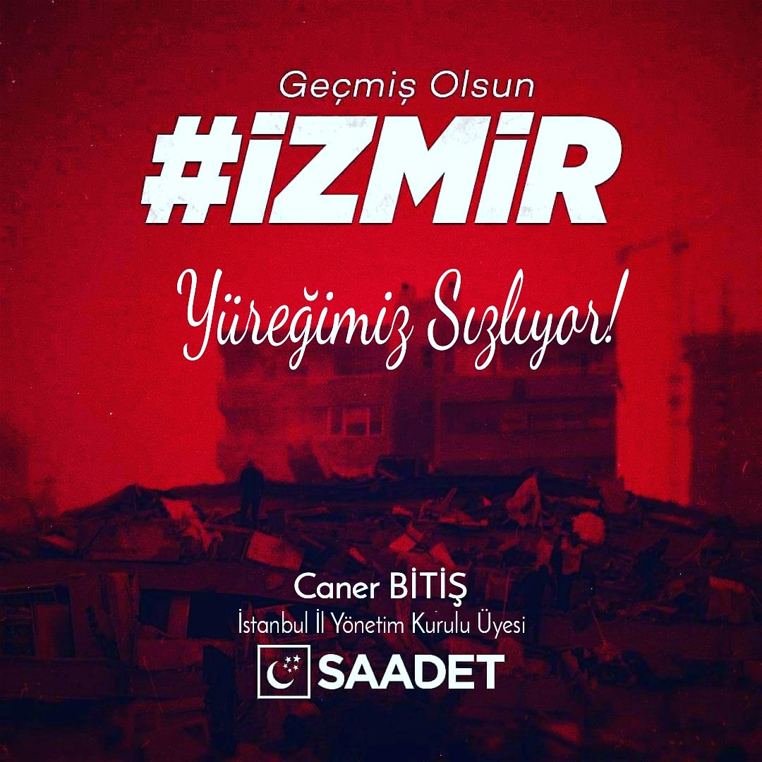 #Yüreğimizsızlıyor! Geçmiş olsun İzmir...