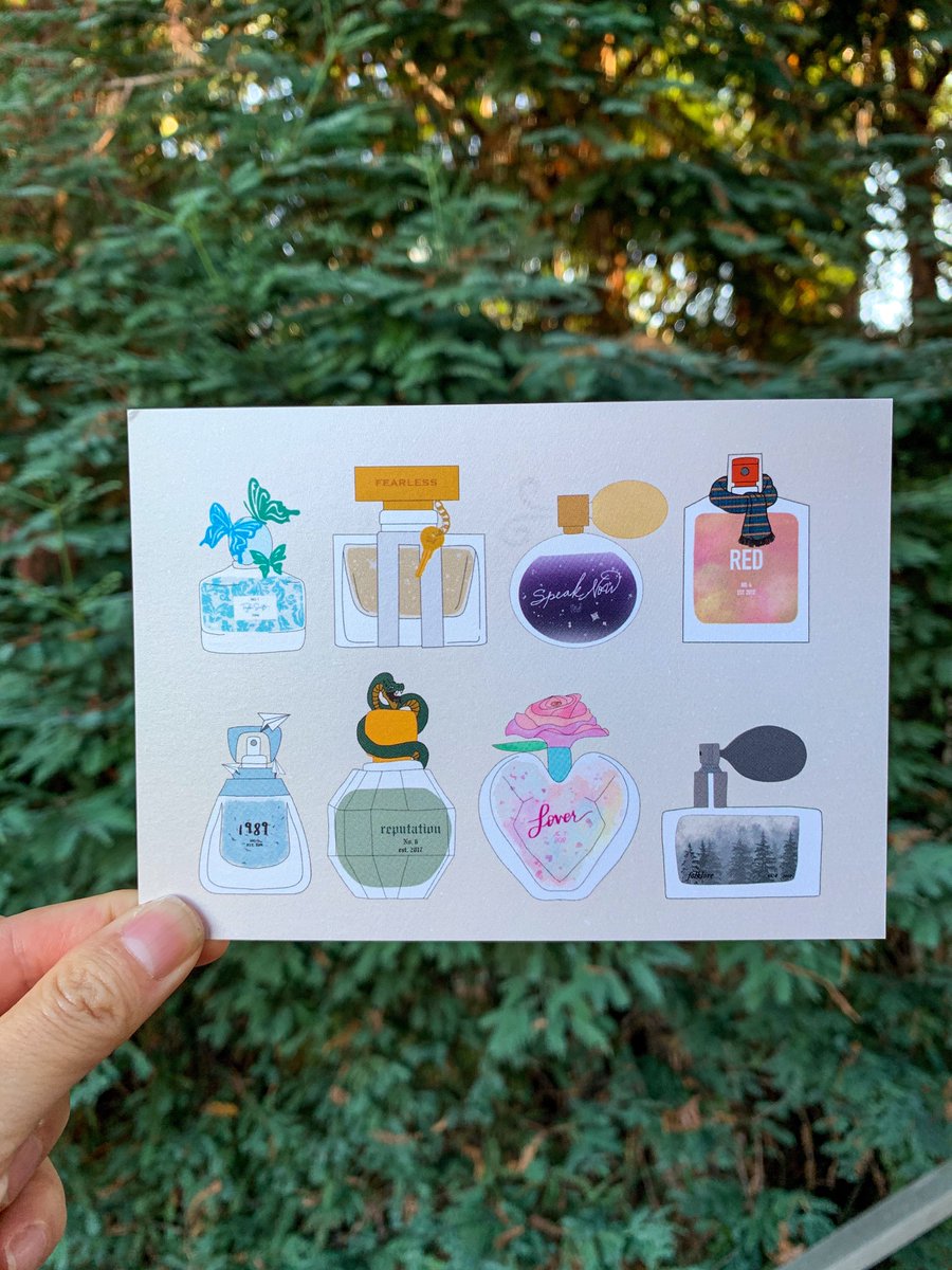 . @tayroardesign  http://tayroardesign.etsy.com  has so many beautiful Taylor stickers, as well as watercolors, bookmarks, and more! That Haunted Sticker Collection is 