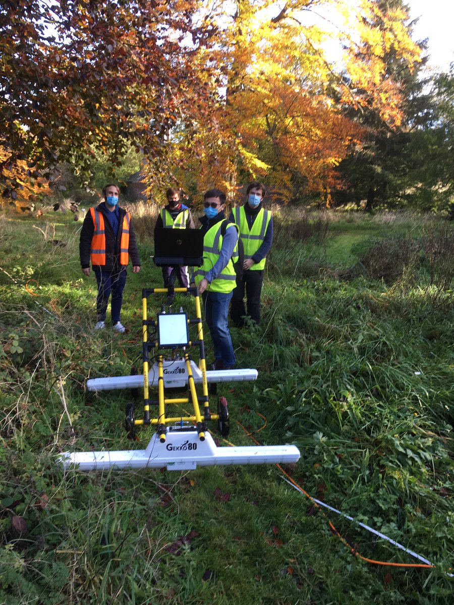 Jean-Christophe Comte (@comte_jc) on Twitter photo Great day for physically distanced near surface geophysics demonstration in the arboretum with MSc students <a href="/msc_geophysics/">Aberdeen Geophysics MSc</a> <a href="/UoAGeosciences/">School of Geosciences, University of Aberdeen</a> plus some useful hydrogeophysical data <a href="/NRI_Abdn/">Northern Rivers Institute (NRI)</a>. Feels good to be in the field and derust the machines #ert #gpr #mag Great day for physically distanced near surface geophysics demonstration in the arboretum with MSc students <a href="/msc_geophysics/">Aberdeen Geophysics MSc</a> <a href="/UoAGeosciences/">School of Geosciences, University of Aberdeen</a> plus some useful hydrogeophysical data <a href="/NRI_Abdn/">Northern Rivers Institute (NRI)</a>. Feels good to be in the field and derust the machines #ert #gpr #mag