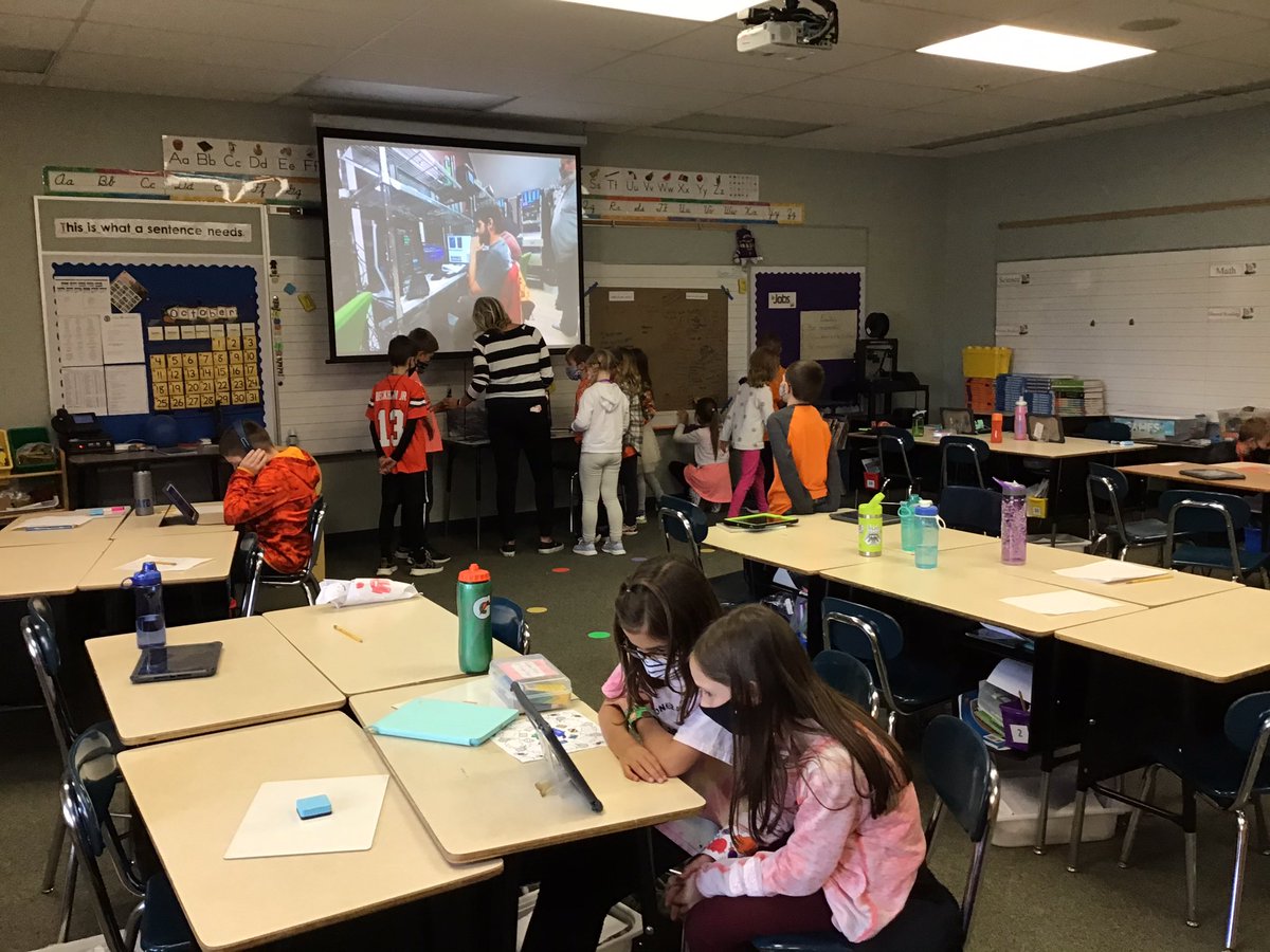 frazer_class's tweet photo. They are extremely curious! They had a great time exploring with @kaylarago and want to know more! @Geistgators #Provocation #2ndGrade #curiousclass https://t.co/VYawi3SBYB