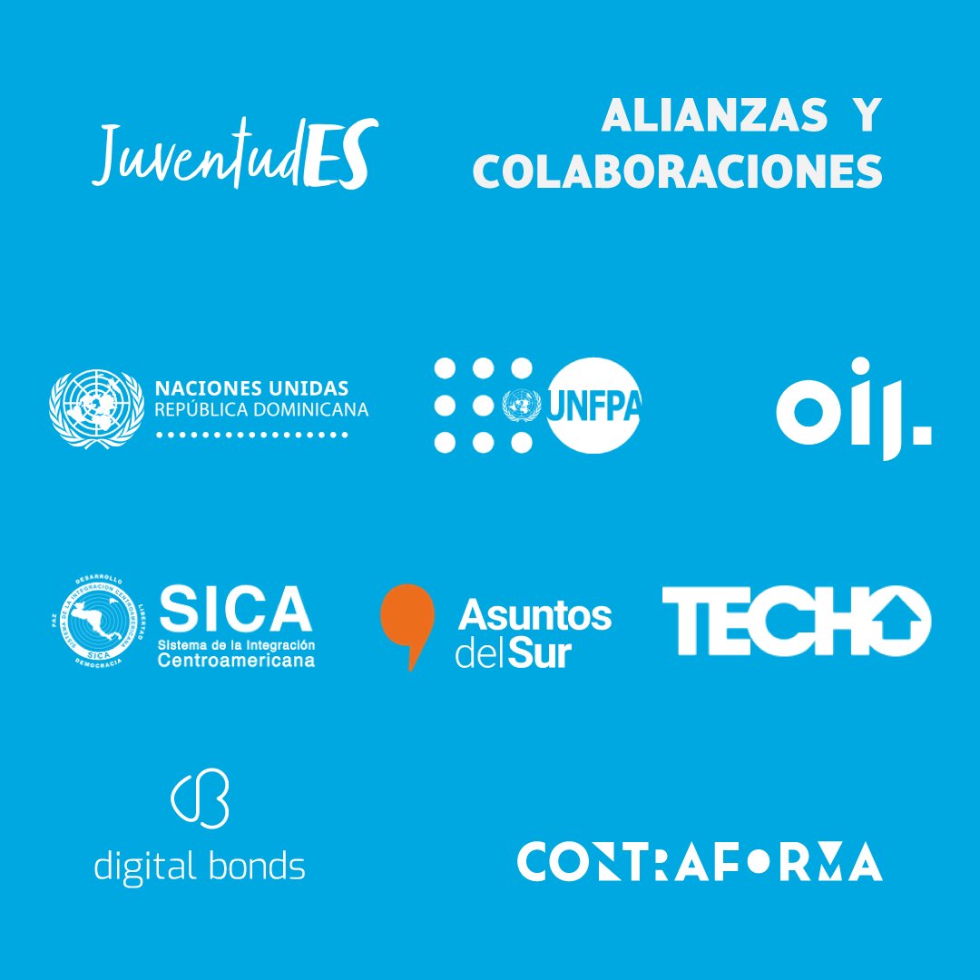 J_Iberoamerica's tweet photo. Agradecemos a las organizaciones aliadas que forman parte de la II Edición de JuventudES: Resiliencia y Juventudes.
Gracias por colaborar en este espacio de reflexión y diálogo de las juventudes iberoamericanas.🌎 https://t.co/uASzNTVaAz