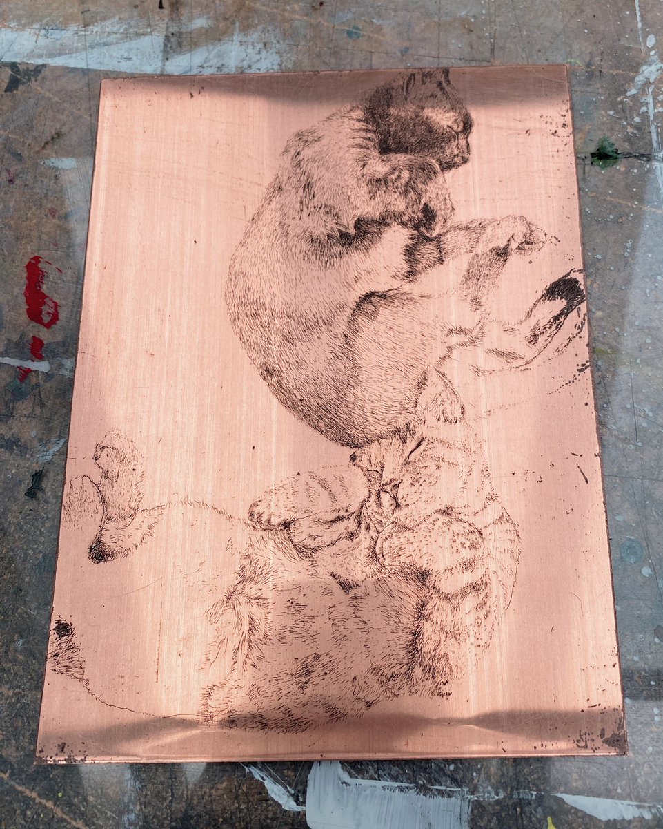 picsofwhatimake's tweet image. my first ever etching :’)