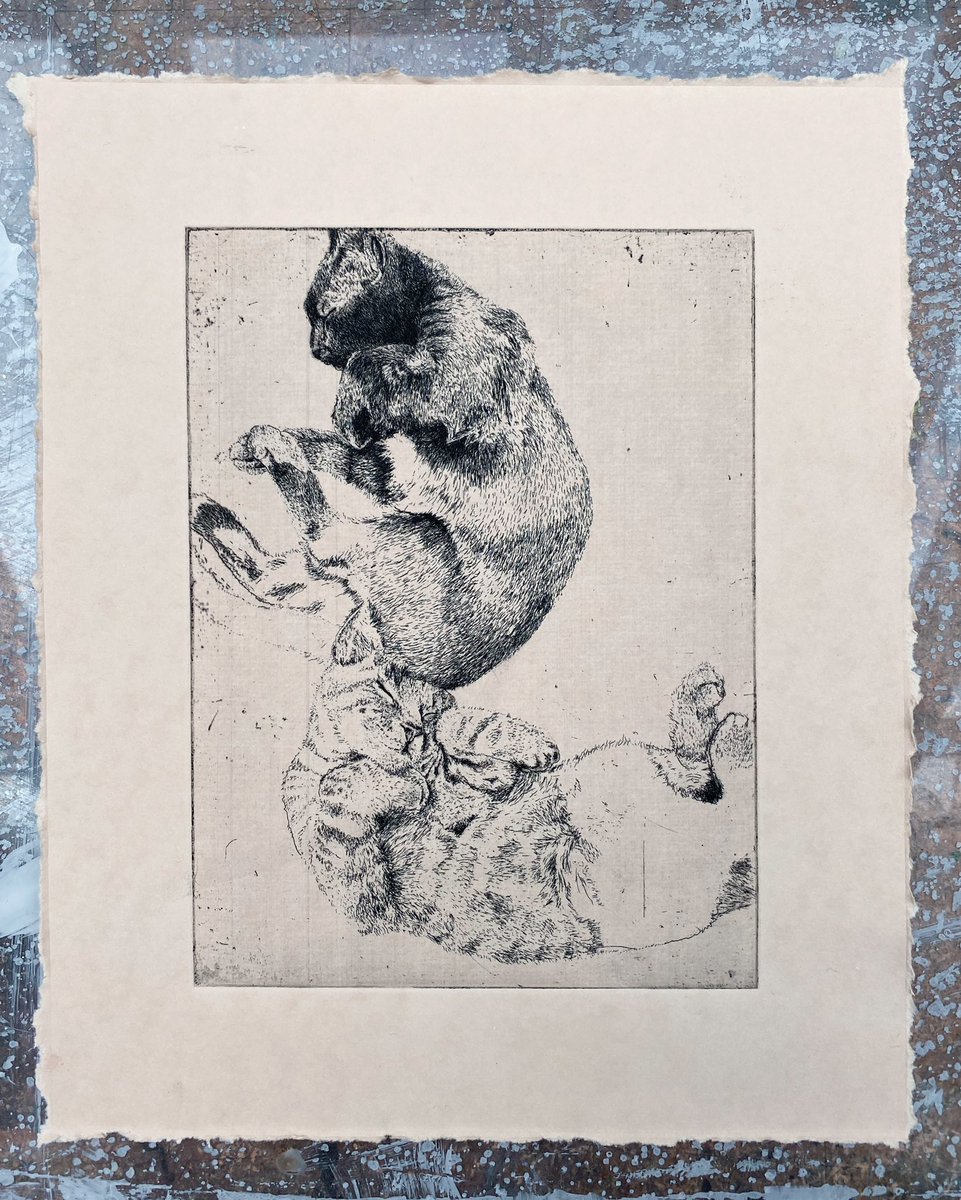 picsofwhatimake's tweet image. my first ever etching :’)