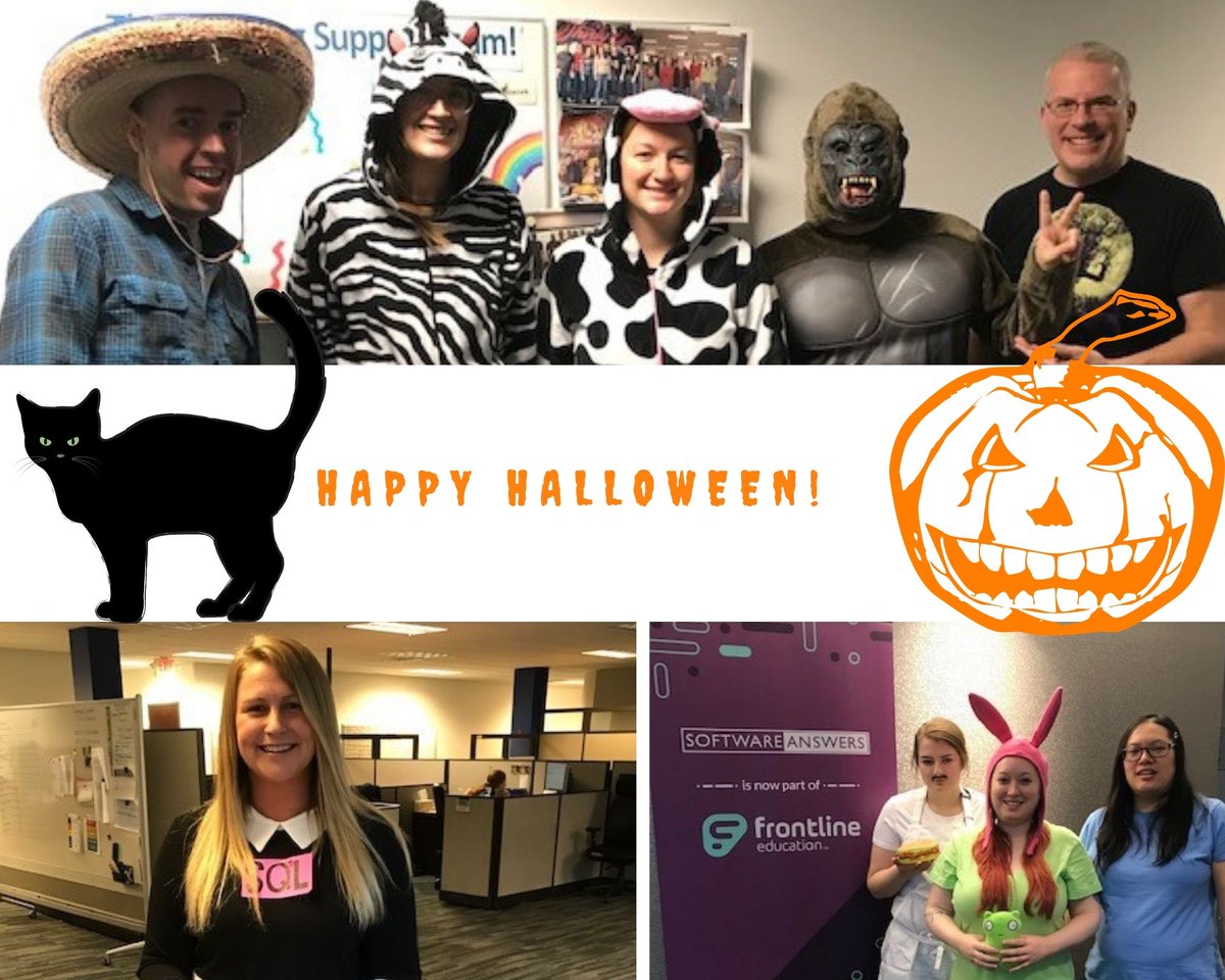 ProgressBook's tweet image. Flashing back to Halloween 2019 when we were in the office! Good times!