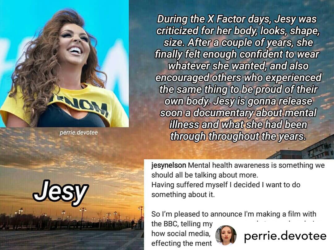 In Odd One Out Jesy spoke about how cyber bullying affected her and her mental health.