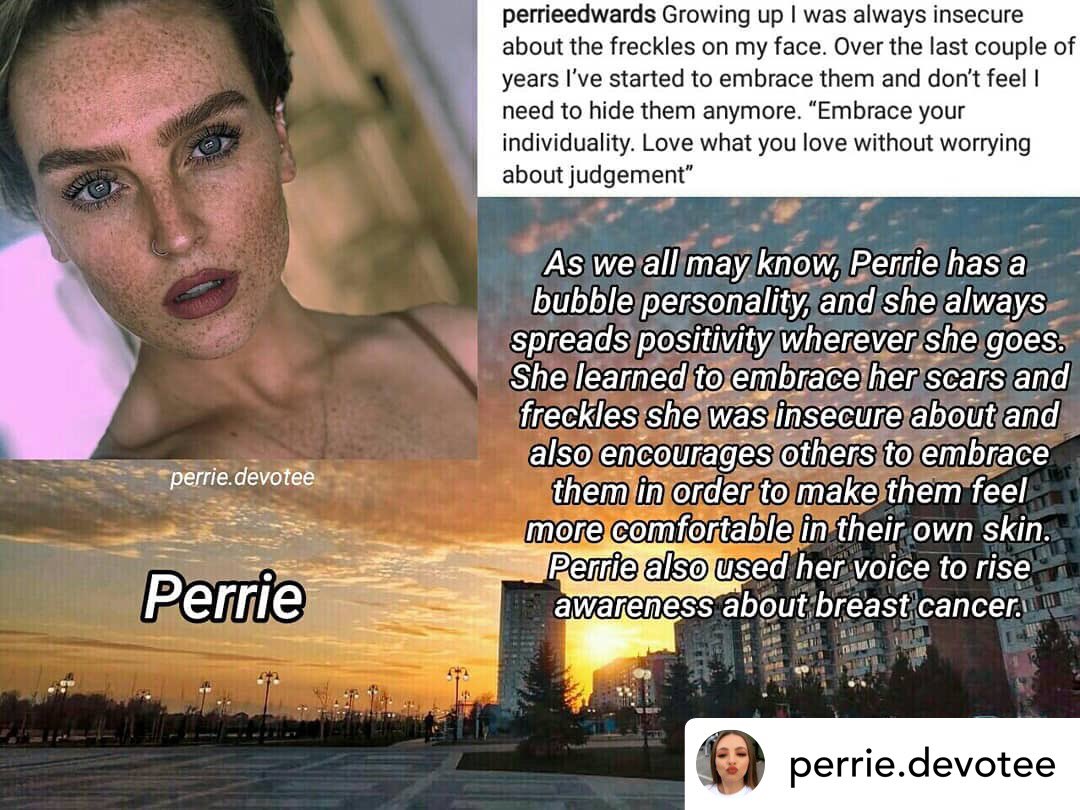 Also Perrie opened up about her struggles with anxiety