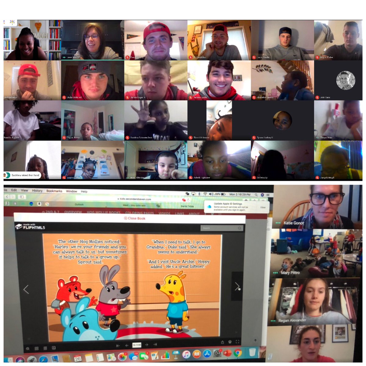 secondandseven's tweet photo. Whether visiting virtually or in person, our student-athlete role models continue to leave a lasting impression on young #readersandleaders 📚

#2and7CEO
#2and7NEO
#readytoread https://t.co/FAade0ZPjd