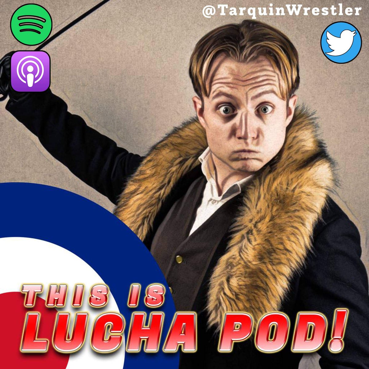 ThisIsLuchaPod's tweet photo. Episode 27 is LIVE!
Check out or chat with the silver tounge of @TripleL_Lucha @TarquinWrestler
Plus its finally time for @Cara_Noir to talk WarGames from the September 4th 2000 episode of Monday Nitro!
#ThisIsLuchaPod #ThisIsLuchaTown #Lucha #BritWres #Wrestling #Podcast https://t.co/cJlrWWOneu