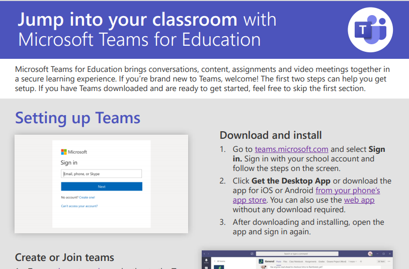 mtholfsen's tweet photo. NEW! Super useful (and short) #MicrosoftTeams downloadable PDFs for educators

✅ Get Started:  https://t.co/yU7zwaYoDN
✅ Meetings: https://t.co/RSUXsIoTN2
✅ #Accessibility: https://t.co/3D5srt4pqL

Check out &amp; share with your school!

#edtech #cpchat #MIEExpert #hybridlearning https://t.co/i0mQ34hVgR