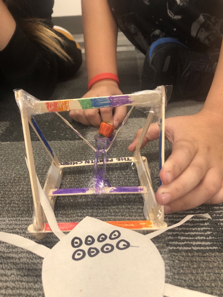 ms_kappen's tweet photo. Pumpkin catapults, candy corn tower AND Red Ribbon Week made this week super fun in ⁦@ArgyleISD⁩ #AWEsome #argylewest #funinfifthgrade https://t.co/3xrjsMPk1p