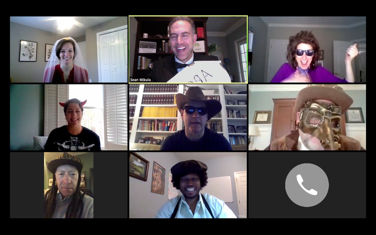 POWER10LLC's tweet photo. Happy Halloween from the POWER 10 team! We had a little fun on our all staff call this morning. ;) https://t.co/5NKnhhrxMZ