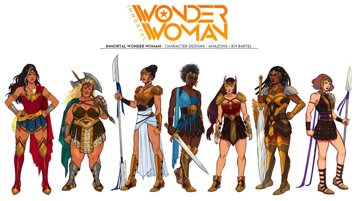 heyjenbartel's tweet photo. Can’t wait for you to meet 🔥 The Last Amazons 🔥 Coming to you in IMMORTAL WONDER WOMAN, January 2021! 💖✨ https://t.co/FVyMPhVL7W