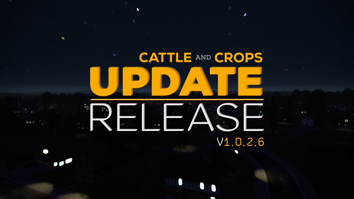 This update brings – besides many smaller fixes and improvements – a further reworking of the sales prices and revenues.

More info: cattleandcrops.com/en/news/12773