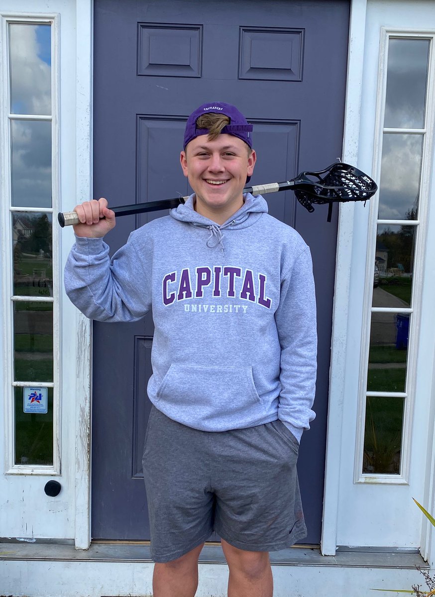 theCarterHockin's tweet photo. So excited and blessed to announce my commitment to Capital University! So thankful for my family, friends, and coaches for being so supportive during the recruitment process. So excited to join the capital family. 💜#CapFam @CapMensLax @CapCrusaders @KentRHSLax @rriderathletics https://t.co/RfyT4X3gBY