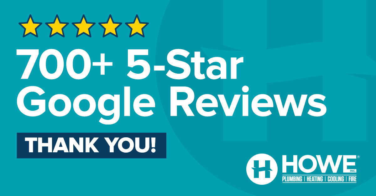 Howeinc's tweet photo. We're thrilled to receive 700 5-star reviews on Google, making us the highest-rated mechanical contractor in the region! A big thank-you to our customers for the positive feedback. We appreciate the opportunity to serve you for many more years. #HoweInc https://t.co/inaKdFKpbc