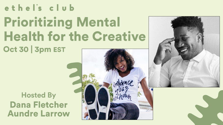 eyuorg's tweet photo. Community, Conversations &amp; Creativity have been my saving graces all 2020. I'm excited to discuss all 3 today with my pal @aundrelarrow over on @ethelsclub ✨🌿 https://t.co/shGcsCbhxv