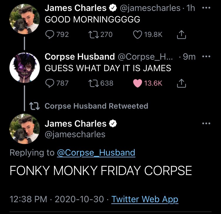 Iovelycorpse's tweet photo. how it started:           how it’s going: https://t.co/R45iSA3kWu