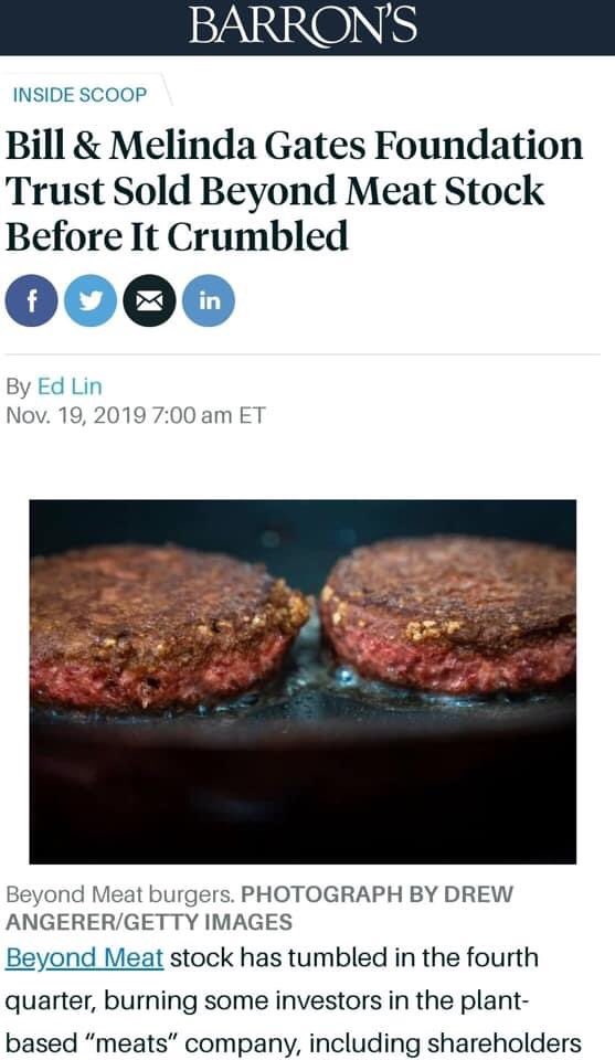 This wasn’t the  #WEF’s “forecast”...it was the plan. “The best way to predict the future...is to create it”Note the part about meat:  https://twitter.com/jessematchey/status/1320361931174072322