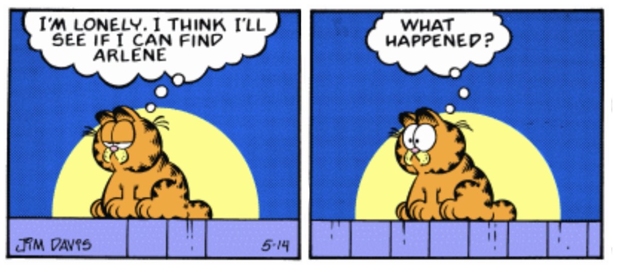 Garfield_No_2nd's tweet image. May 14th,1984