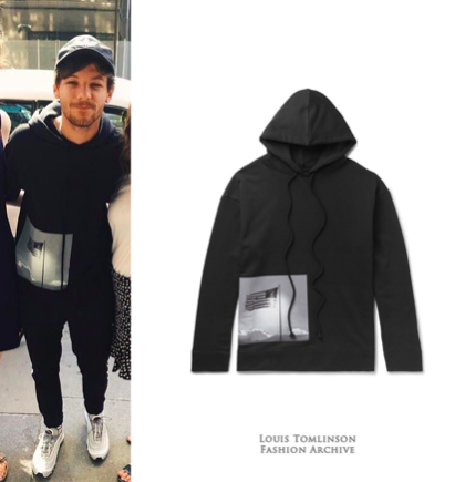 we know that Louis likes Robert Mapplethorpe because he has worn a sweatshirt multiple times of a Mapplethorpe image from 1987. at the time, many queer people felt betrayed by the American government who let so many queer people die and did not have mercy.