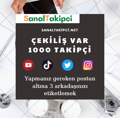 instagram.com/p/CG-Qc-clZgC/

İnstagram da çekilişimize katılmadınız mı ? 
 Hadi Koşun Çekiliş Var 

İNSTAGRAM:<a href="/sanaltakipcinet/">sanaltakipci</a> 

#cekilis #çekilişvar