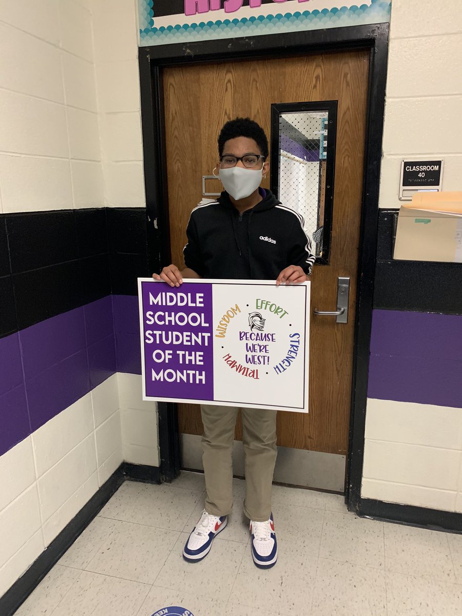 TheeRealDrJones's tweet photo. Middle School Academic and Character Students of the month! @msa_w https://t.co/kiIAjsXN15