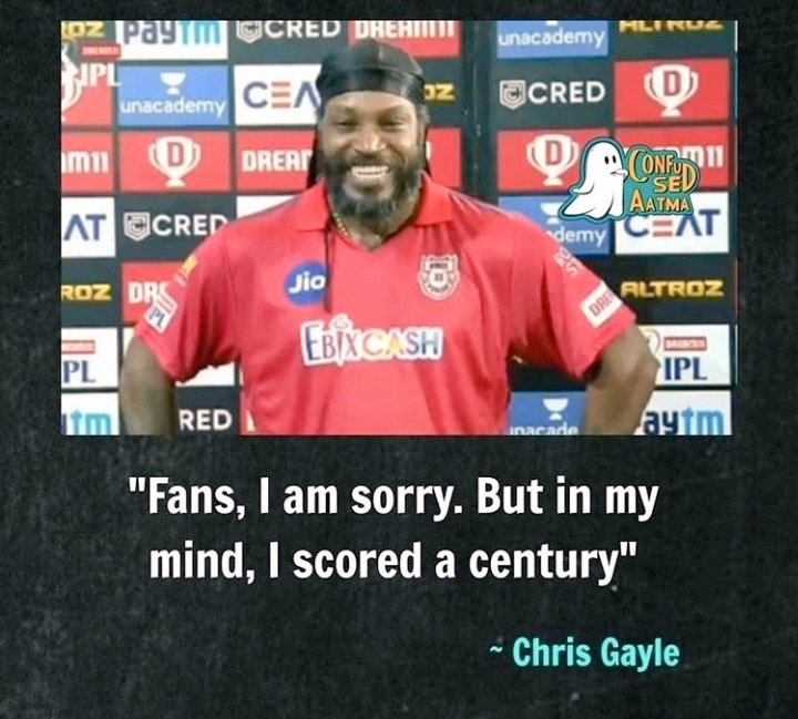PranavJ11033865's tweet photo. #GayleStrom again .. he's just unbelievable... He got 1000 sixes ..waowww @henrygayle .. The #GOAT of T20... ๐๐โค๏ธ. https://t.co/d52tjLoXA5
