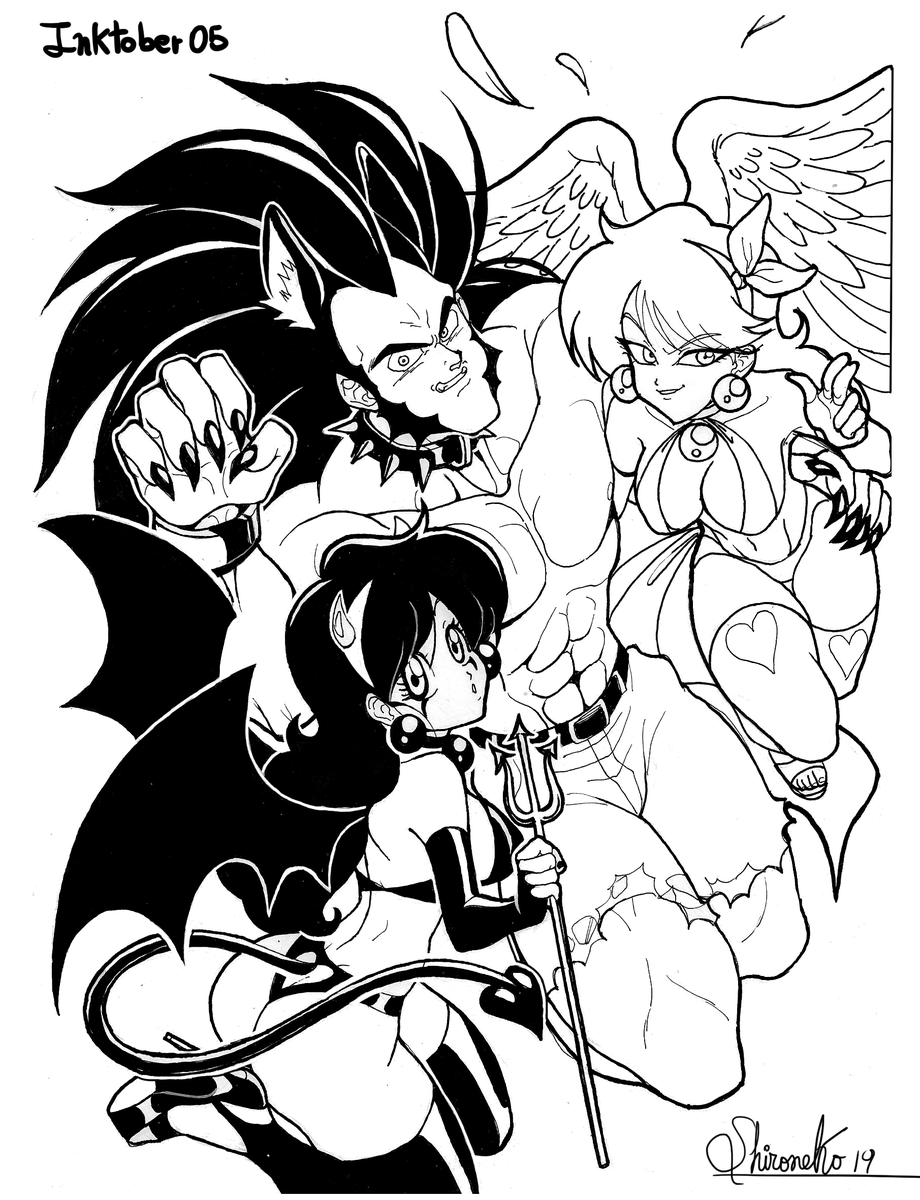 Last year #Halloween sketch and now🦇🦇🎃
#DragonBall #October 