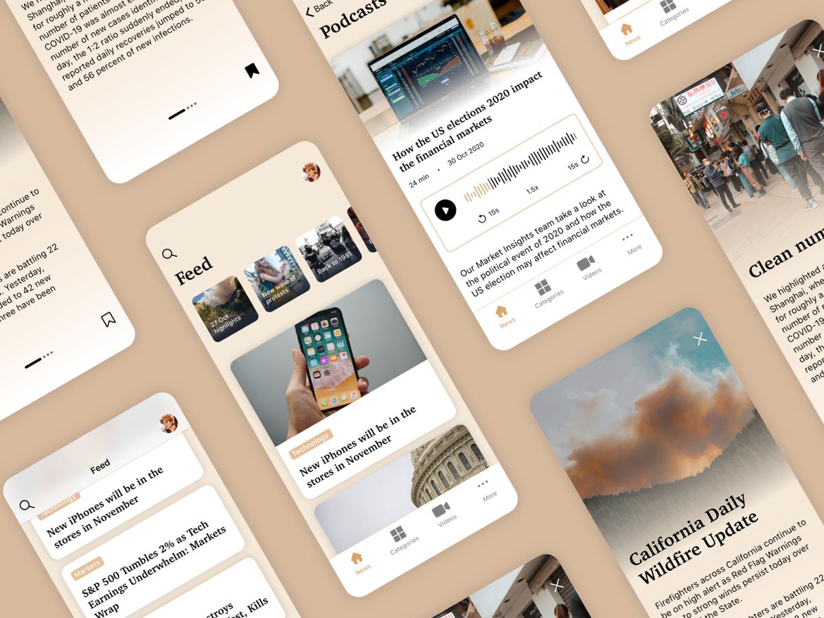 ValeUXUI's tweet image. Just posted this news design concept on Dribbble! #ux #Uxdesign #UXUI #UXUIdesigner