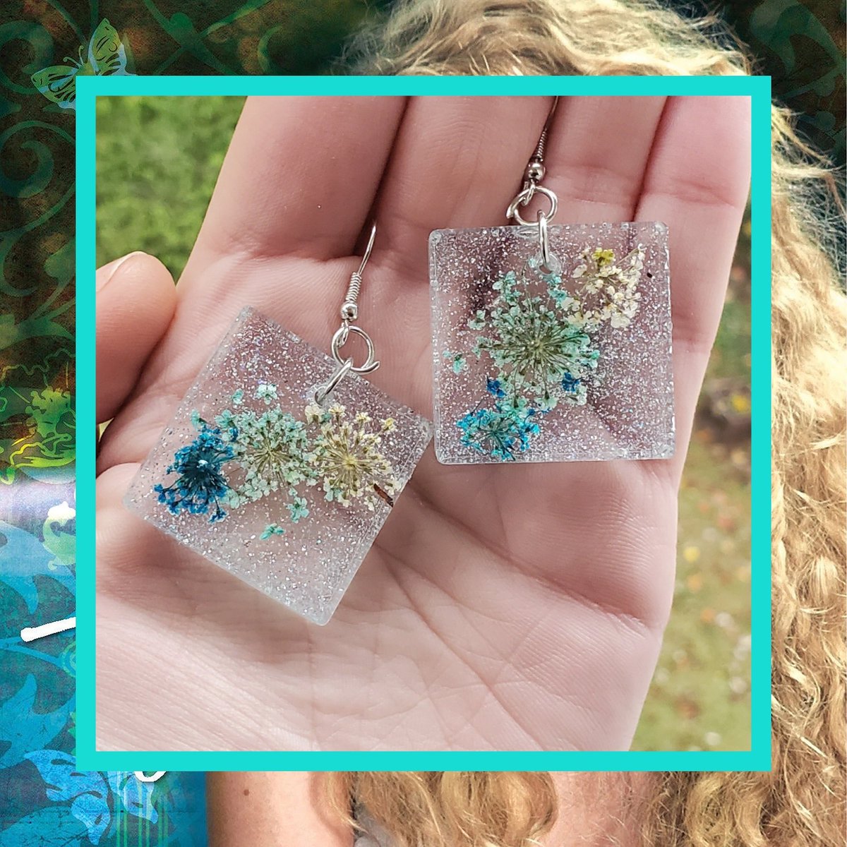 . @SaffHalfDesigns  http://saffandahalf.etsy.com  creates resin crafted earrings that are inspired by Taylor Swift albums and songs! Look at those debut-inspired ones 