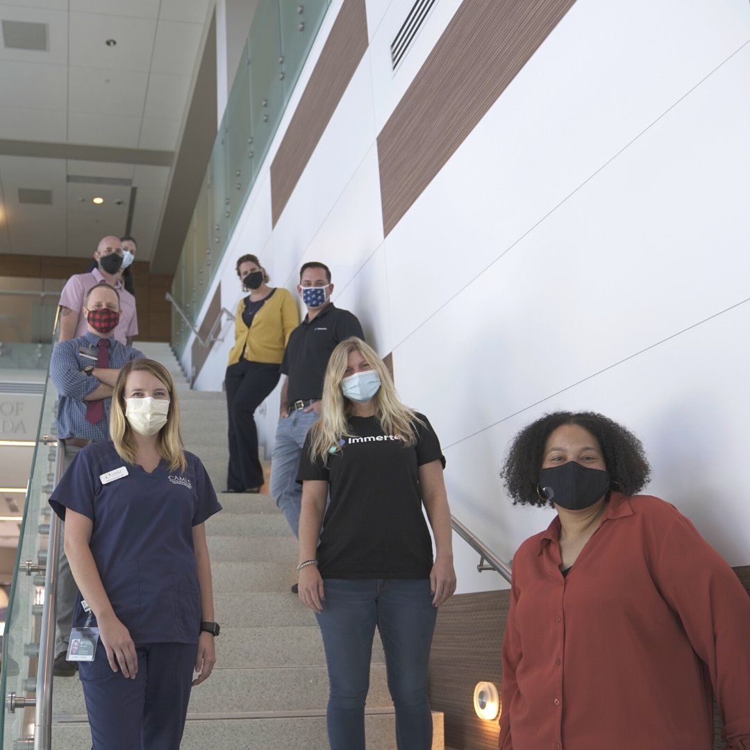 We are working together with our partner <a href="/Immertec/">Immertec</a> this week to provide real-time surgical training solutions using #virtualreality technology to improve patient safety.