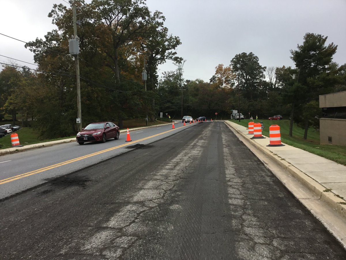 PurpleLineMD's tweet photo. #PurpleLineMD crews resurfaced segments of Brookville Road and Lyttonsville Place in Lyttonsville in mid-October. 

#PurpleLineJobs #MDOTscenes https://t.co/YOTOKXnkHm