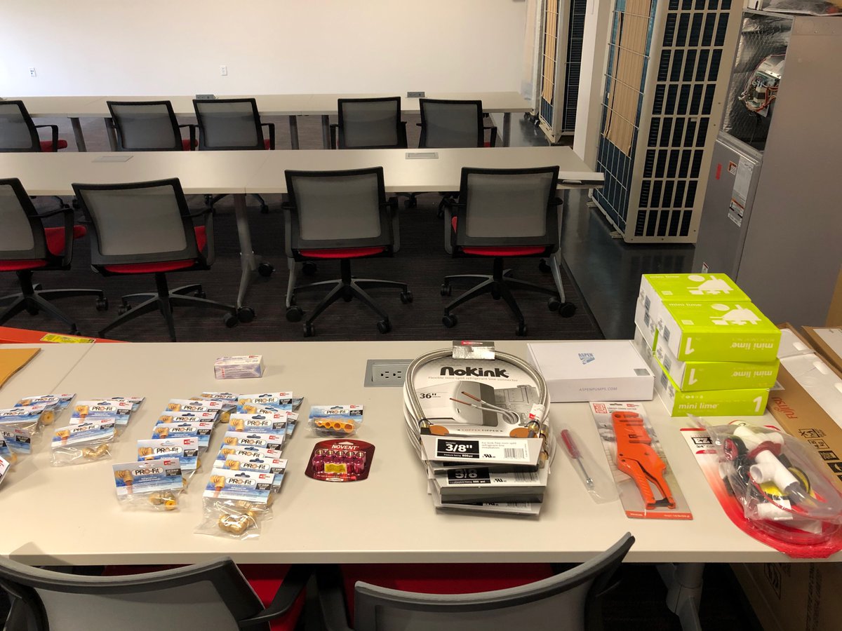 RectorSeal's tweet image. We are excited to have the opportunity to help @Fujitsu_Global upgrade their contractor training labs. Contractors will be able to train on some of the most popular products in the industry, including NEW products! #HVAC #HVACTraining #ContractorTraining