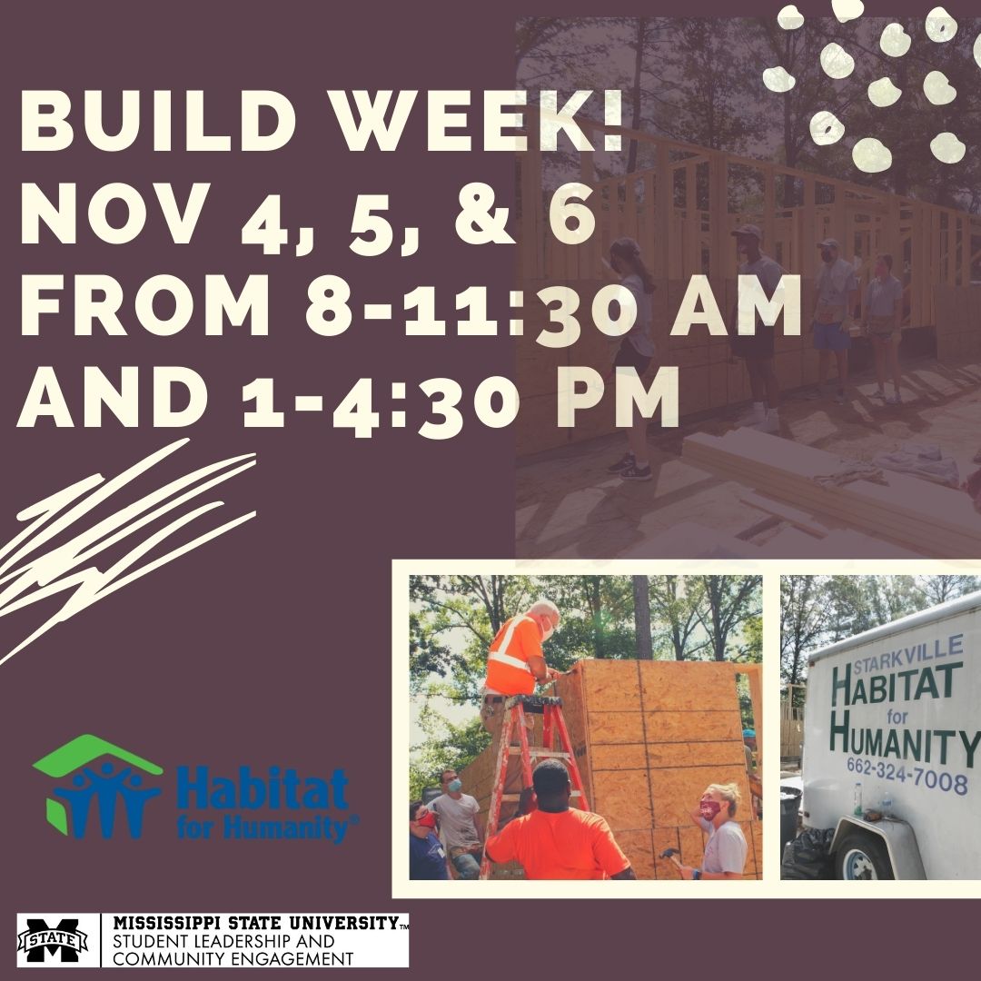 RSVP for a volunteer spot with Habitat For Humanity on the current home build! Here are the build shifts next week.  bit.ly/CCSERTAB