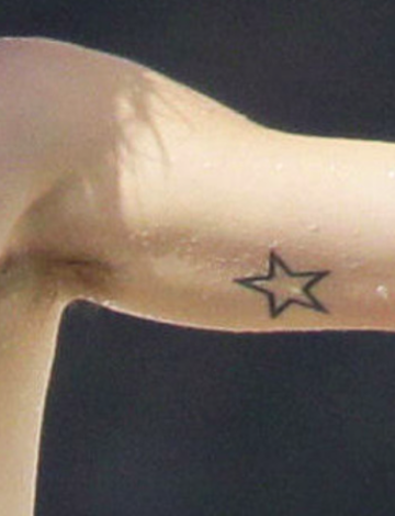 as we all know, harry has a star tattoo on his arm. it was actually the first tattoo that he ever got back in 2012 which he later filled in. star tattoos are actually really famous in queer history. in the 1940s and 50s, having a star tattoo was code for being gay.